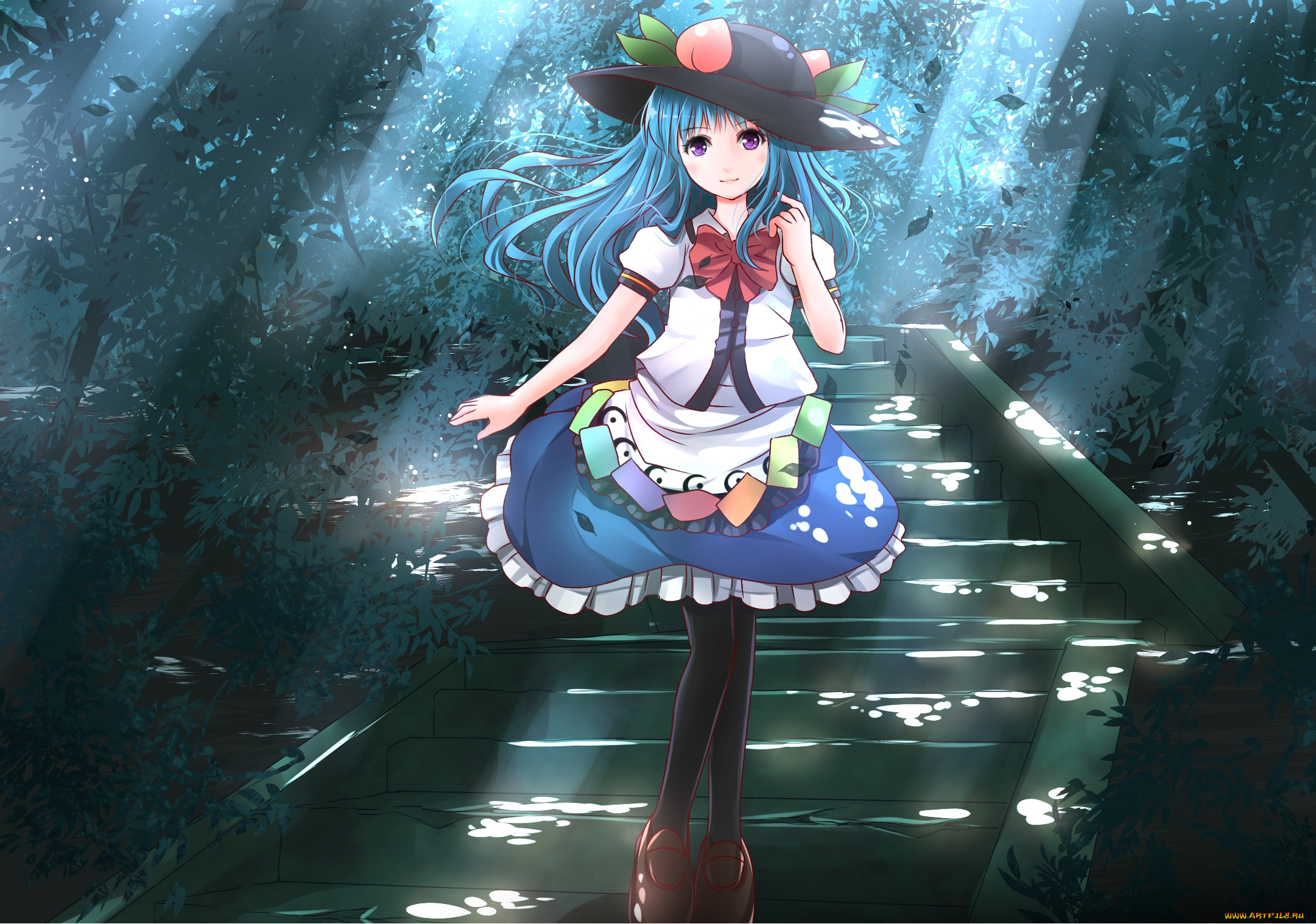 , touhou, hinanawi, tenshi, risutaru, , , , 